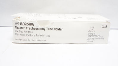 Vyaire RES240A AirLife Tracheostomy Tube Holder - Box of 10